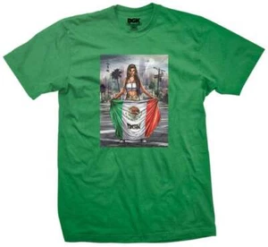 Camiseta de ángel verde DGK - Imagen 1 de 1