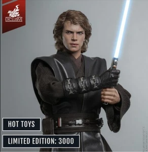 EXCLUSIVO HOT TOYS STAR WARS ANAKIN SKYWALKER EDICIÓN ARTESANAL 1 DE 3000 DX34AE! - Imagen 1 de 23