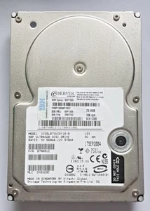 73.4 GB IBM xSeries 90P1305 / IC35L073UCDY10-0 10K U320 SCSI 80pin 3.5 HDD - Afbeelding 1 van 1