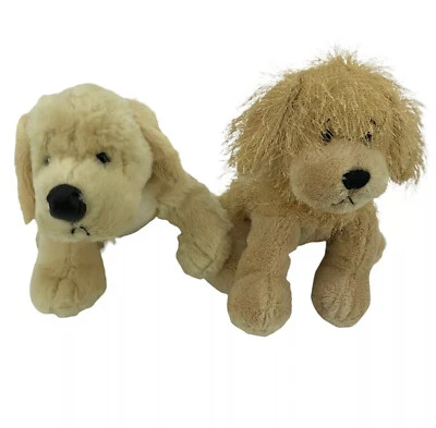 Webkinz Puppy Dog Plush Lot Yellow Lab Golden Retriever Ganz Stuffed Animal - Image 1 of 4