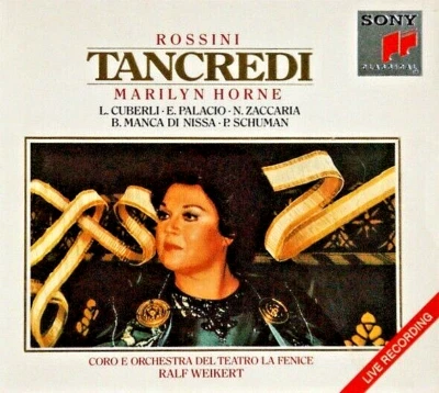 Rossini Tancredi MARILYN HORNE RALF WEIKERT Sony Classical 3CD Box S3K39073 MINT - Image 1 of 2