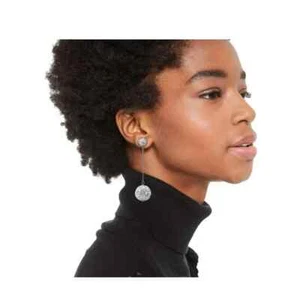 Kate Spade Razzle Dazzle lineare Ohrringe, grau/gunmetal, neu mit Etikett - Bild 1 von 4