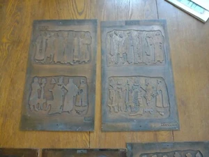  printing plates Mason vandercook 2 Copper Etched Color Fraternity Ioof Ceremony - Picture 1 of 12