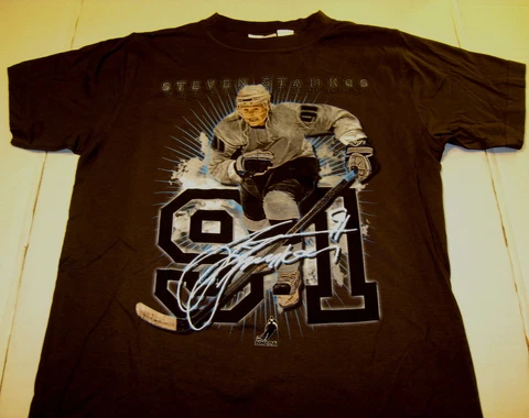 STEVEN STAMKOS Game Action Pose NHLPA Hockey Dark Gray T-Shirt New! NWT Youth XL Cover