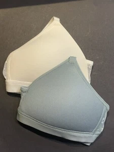 Lot Of 2 Wonder Nation Girl’s Padded Bra 30 Trainers Cream And Green - Picture 1 of 9