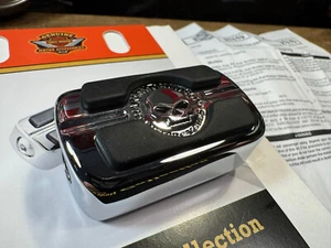 34689-04 PEDAL DE CAMBIO SKULL ORIGINAL HARLEY® CAMBIO CROMADO - Imagen 1 de 7