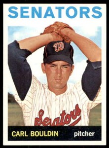 1964 TOPPS CARL BOULDIN WASHINGTON SENATORS #518  NM+ X3011