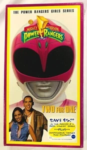 Mighty Morphin Power Rangers: Two For One (VHS) HTF Pink Ranger NEW SEALED RARE - Picture 1 of 6