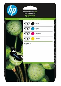 HP 937 Multipack WKŁADY ATRAMENTOWE do Officejet Pro 9110b 9120e 9720 9120b 9130b - Zdjęcie 1 z 1