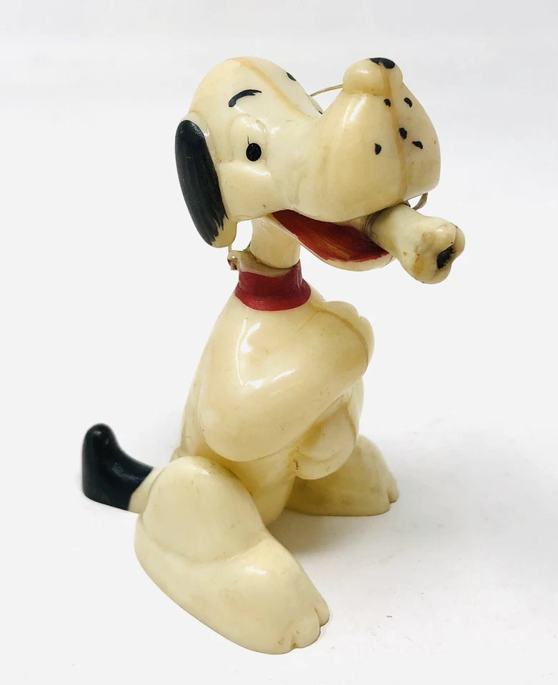 Vtg Chex Cereal Premium Toy Dog w/ Magnetic Bone Bobble Head Figure Snoopy KP21 - Image 1 of 4