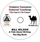 Alcoholics Anonymous AA Speaker CD - Bill W. on Writing the Big Book