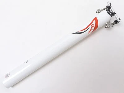 145g,34.9x350mm Climax SP02B 3K gloss carbon Seatpost Road MTB Bike White - Image 1 of 4
