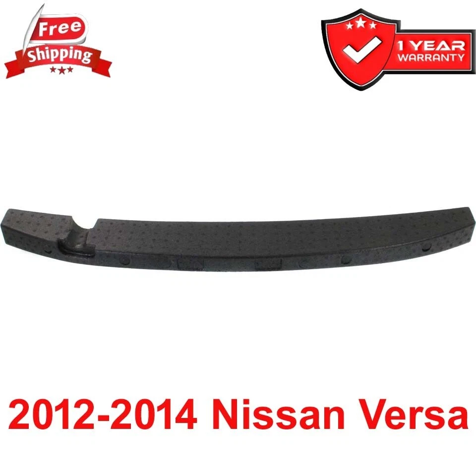 Bumper Absorber Front 620903AN0A Face Bar Impact For 2012-2014 Nissan Versa Foto 1 de 4