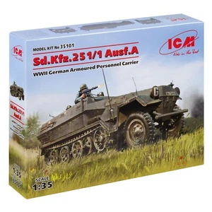 ICM 35101 model kit 1:35 German armored personnel carrier SdKfz251/1 Ausf.A WWII - Picture 1 of 24