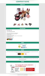New eBay Mobile Responsive Template Auction Listing Professional HTTPS 2019 - Picture 1 of 11