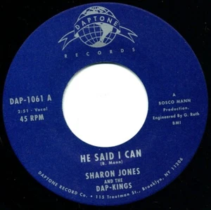 Sharon Jones & The Dap-Kings He Said I Can It Hurts to Be Alone Vinyl 7" 45 Sehr guter Zustand + - Bild 1 von 2
