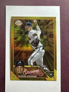 2023 Topps Chrome Radiating Rookies #RR-14 Vaughn Grissom Braves - Picture 1 of 5