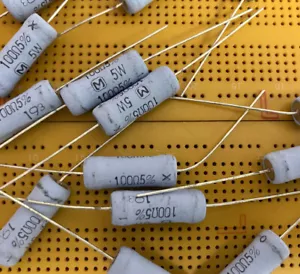 100 Ω 100R Ohm 5W 5% Metal Oxide Film Resistor Panasonic ERG Series Multi Qty - Picture 1 of 1