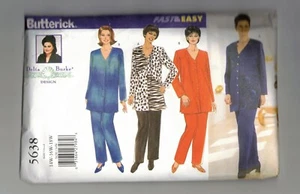 Butterick Delta Burke 5638 Größe 14W, 16W, 18W DAMENOBERTEIL UND HOSE NEU UNGESCHNITTEN - Bild 1 von 2