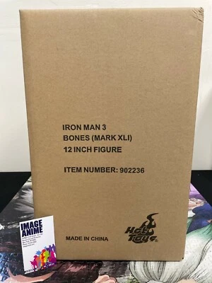 Figura Hot Toys Iron Man 3 Mark XLI (41) BONES MMS251 1/6 SIN USAR, EN CAJA ORIGINAL Vendedor de EE. UU. Foto 1 de 4