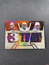 2008 TOPPS TRIPLE THREADS JERRY RICE TERRELL OWENS RANDY MOSS JERSEY /22