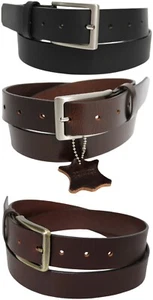 Genuine Full Grain Leather Men's Belt Australian Seller Work and Play 41012 - Picture 1 of 60