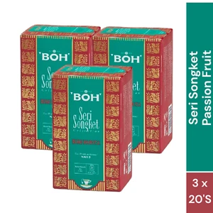 BOH Seri Songket Passion Fruit tè nero 3x20 bustine aromatizzato malese premium - Foto 1 di 5