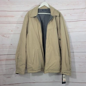 Nautica Men's Reversible Dean II  Collared Khaki & Gray Jacket Size XXL NWT - Picture 1 of 10