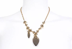 Alexis Bittar 283680 Damen Goldton beige Lucite Statement Halskette 16-18,5" - Bild 1 von 6