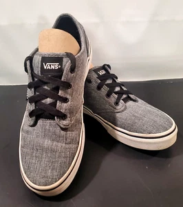 VANS Off The Wall Old School Sneakers Shoes Gray w/Black Laces 500714 Youth Sz 6 - Picture 1 of 11