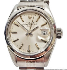 Rolex Oyster Perpetual 6916 Date Model Ladies Steel Vintage Wrist Watch 