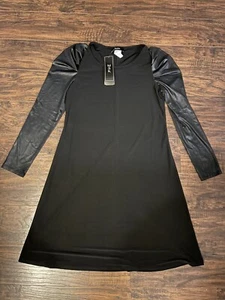 Schwarzes Langarmkleid von MSK Gr: S Style: 364630610 - Bild 1 von 4