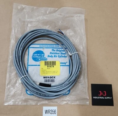 *NEW SURPLUS* BIMBA MSKQCX Quick Disconnect Cable For GRM Switch + Warranty!  - Image 1 of 4