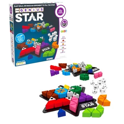 MUKIKIM The Happy Puzzle Company The Genius Star Game - 165,000+ Puzzle Challenges for a