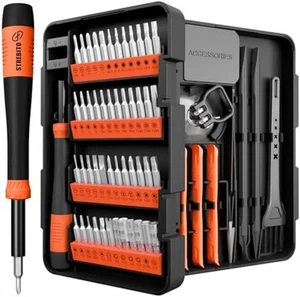 Magnetic Screwdriver Set Mini Repair Tool Kit 64 Set for Computer, Laptop, Phone - Picture 1 of 9