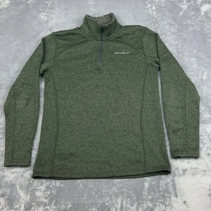 Chaqueta Eddie Bauer Para Hombre Talla M Verde Radiador Polar 1/4 Cremallera Pullover Cuello Simulado - Imagen 1 de 8