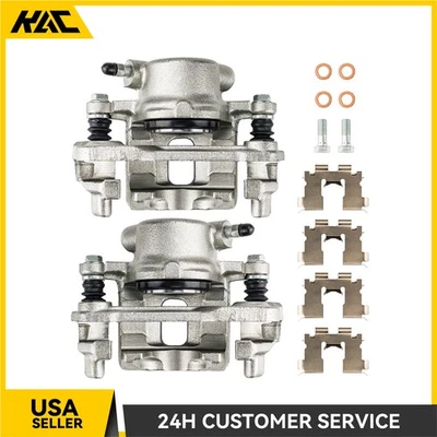 2x Pinza de freno delantera con soporte para 91-98 Suzuki Sidekick 89-97 Geo Tracker Foto 1 de 4