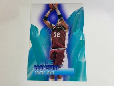 Dontae Jones Knicks 1996-97 Collector's Edge Ice Sculpture Rookie RC #20 - Image 1 of 2