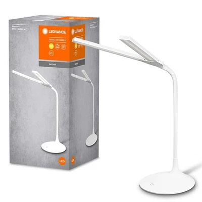 LED Akku Schreibtischlampe Leuchte Panan Disc Double Weiß 5W Warmweiß Dimmbar - Bild 1 von 4