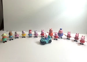 Peppa Pig & Friends Figuren Konvolut 14 doppelt wie besehen Spielzustand lesen - Bild 1 von 14
