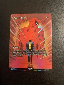 Path to Exile (Borderless) Foil #4 MTG: Spiderman - Picture 1 of 2