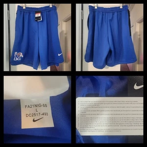 NEU Nike Salesman Sample Memphis TIgers Basketball Shorts Herren Lg blau DC2517 - Bild 1 von 8