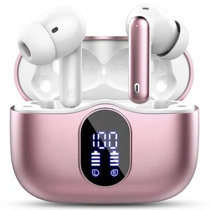 Wireless Earbuds,Bluetooth 5.3 Headphones In Ear with 4 ENC Noise Cancelling - Picture 1 of 5