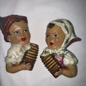 Mollica-like Made In Italy Hand Painted Highly Detailed Pair- See Photos - Picture 1 of 22