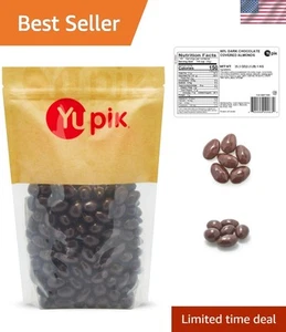 35.2 oz Kosher Dark Chocolate Almonds - Healthier Snack Choice for Any Occasion - Picture 1 of 11