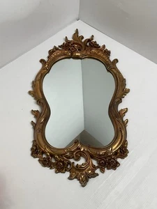 Vintage Syroco French Style Gold Wall Mirror Hollywood Regency Ornate Baroque - Picture 1 of 16