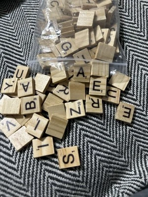90+ Scrabble Letter L H K M S Replacement Tiles or for Crafts - Image 1 of 4