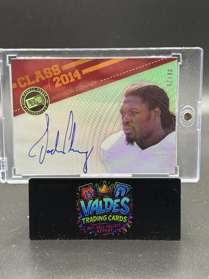 Jadeveon Clowney Auto 2014 Press Pass Class of 2014 Rookie RC /25 Texans - Image 1 of 2