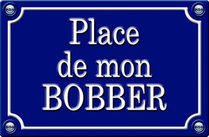 PLACE DE MON BOBBER - 29cm AUTOCOLLANT STICKER MOTO PR036 - Imagen 1 de 1