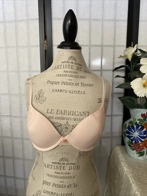 CXL by Christian Lacroix NWT Bra 36B Lt Pink Lace Underwire Pushup MSRP $42 Foto 1 de 4